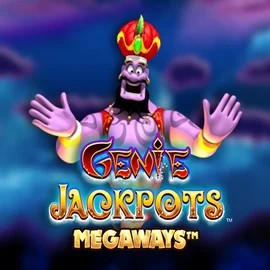 Jackpots logo of Genie Jackpots Megaways from Blueprint Gaming at Vegasino Casino