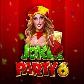 Joker Party 6 online game logo by Greentube on vegasinocasinoo.it