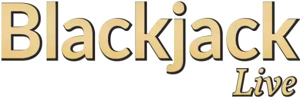 Official Live Casino logo: Live Blackjack by Evolution at Vegasino Casino