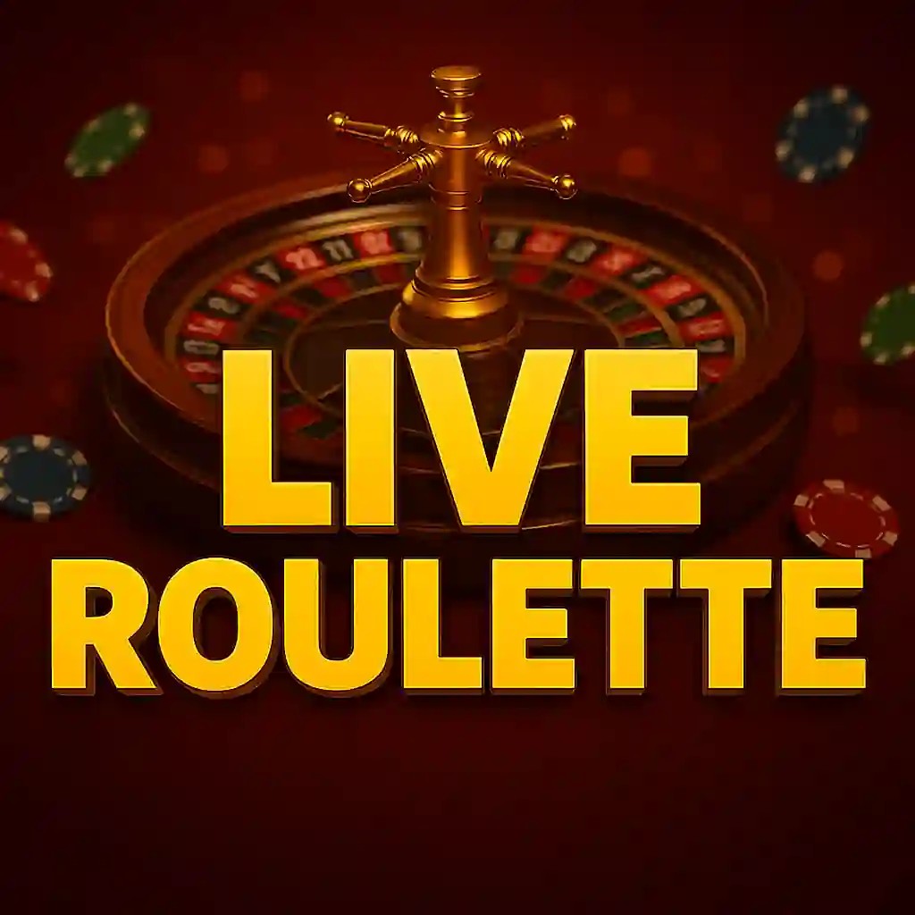 Live Roulette logo by Evolution at Vegasino Casino