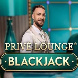 Privé Lounge Blackjack slot visual from Pragmatic Play available on vegasinocasinoo.it