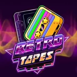 Retro Tapes logo – Slots by Push Gaming at Vegasino Casino