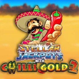Stellar Jackpots with Chilli Gold x2 slot logo by Lightning Box Game at Vegasino Casino