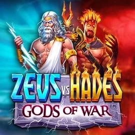 Zeus vs Hades: Gods of War casino game by Pragmatic Play – featured logo at Vegasino Casino